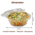 Elite Glass Casserole With Lid - 1500ml
